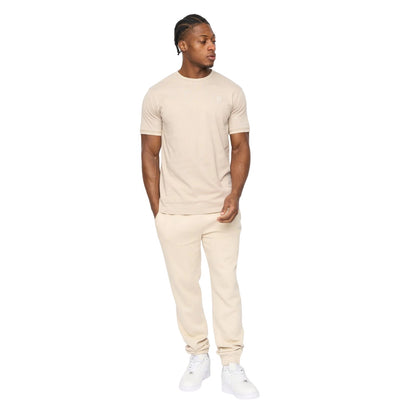 Light Stone - Lifestyle - Crosshatch Mens Preece Jogging Bottoms
