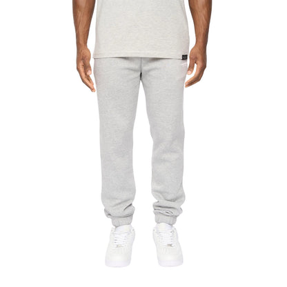 Grey Marl - Front - Crosshatch Mens Preece Jogging Bottoms