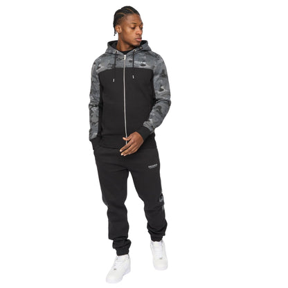Black - Lifestyle - Crosshatch Mens Branton Jogging Bottoms