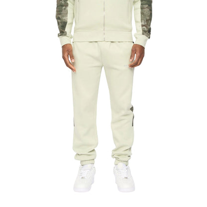 Light Olive - Front - Crosshatch Mens Branton Jogging Bottoms