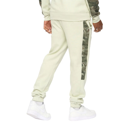 Light Olive - Back - Crosshatch Mens Branton Jogging Bottoms