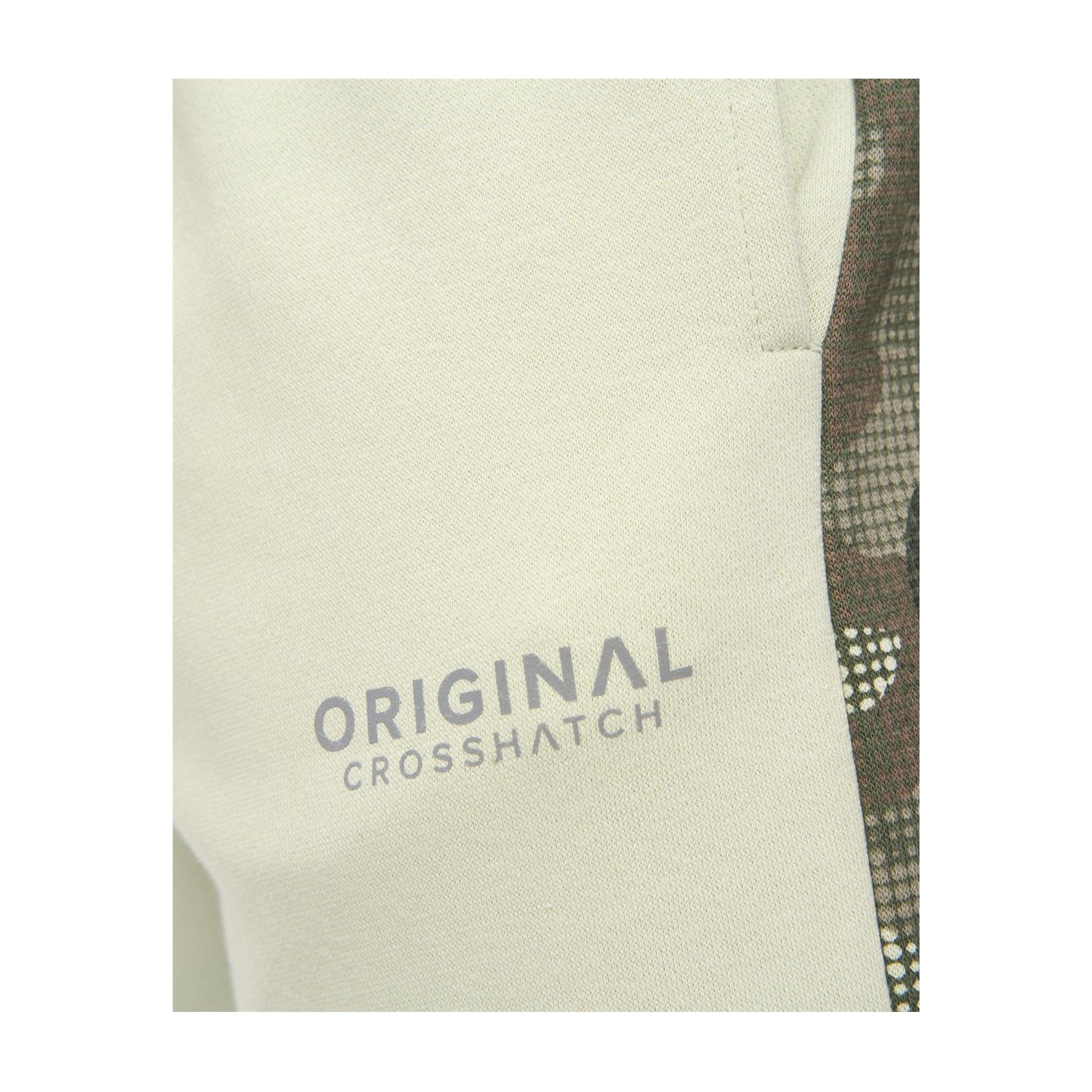 Light Olive - Side - Crosshatch Mens Branton Jogging Bottoms