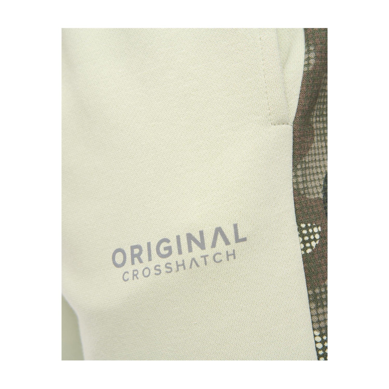 Light Olive - Side - Crosshatch Mens Branton Jogging Bottoms