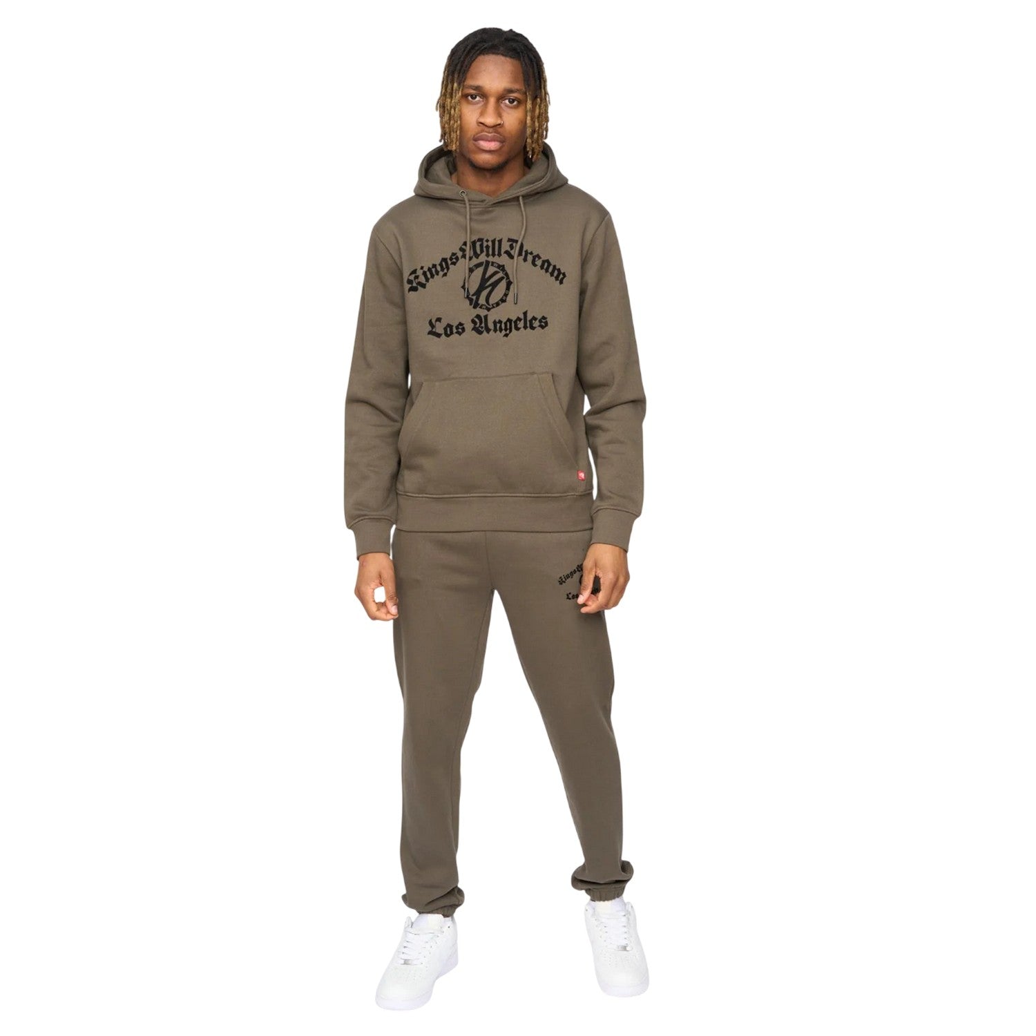 Olive - Side - Kings Will Dream Mens Gothically Jogging Bottoms