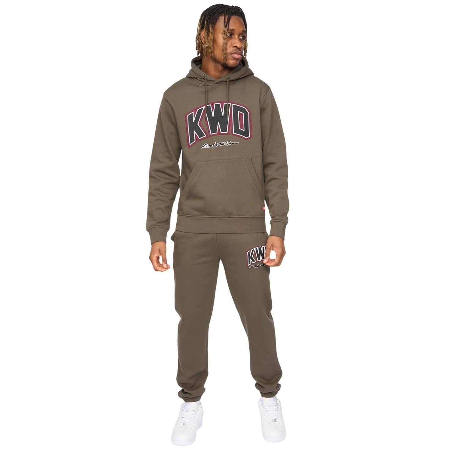Olive - Lifestyle - Kings Will Dream Mens Kingdome Jogging Bottoms