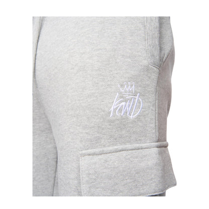 Grey Marl - Side - Kings Will Dream Mens Crosby Cargo Jogging Bottoms