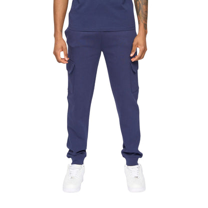 Navy - Front - Kings Will Dream Mens Crosby Cargo Jogging Bottoms
