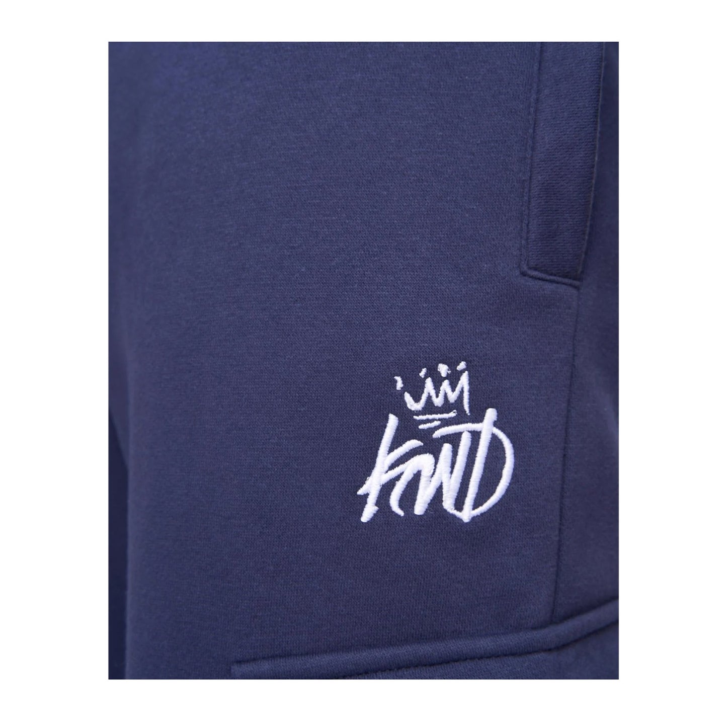 Navy - Side - Kings Will Dream Mens Crosby Cargo Jogging Bottoms