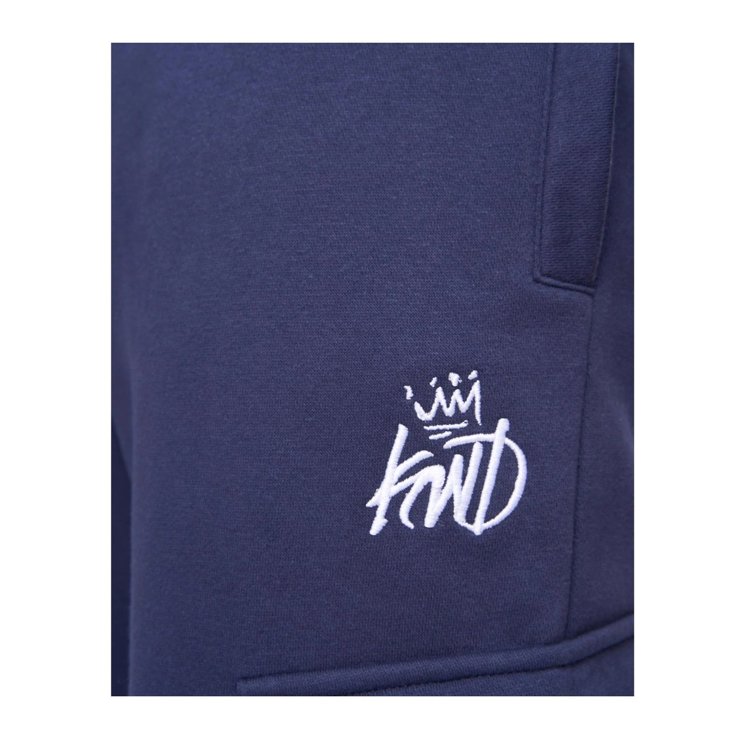 Navy - Side - Kings Will Dream Mens Crosby Cargo Jogging Bottoms