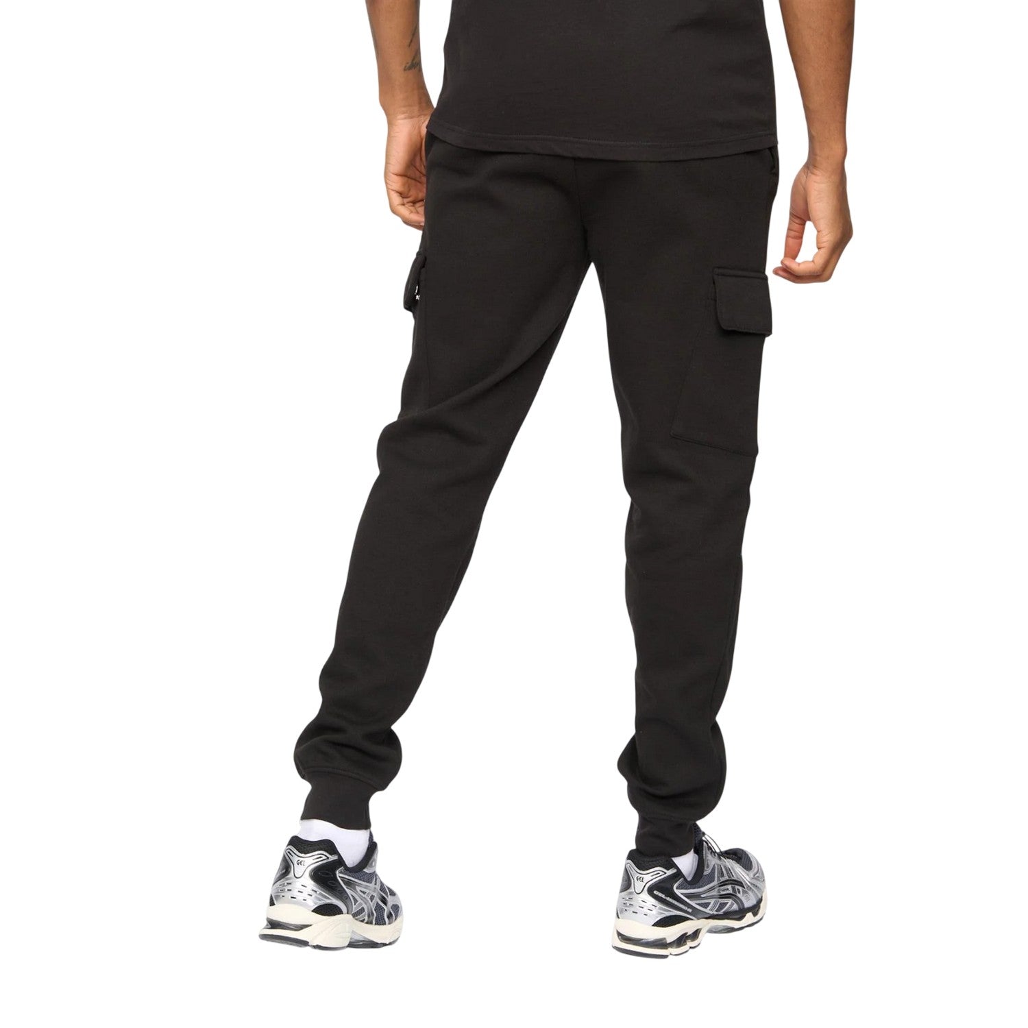 Black - Back - Kings Will Dream Mens Crosby Cargo Jogging Bottoms