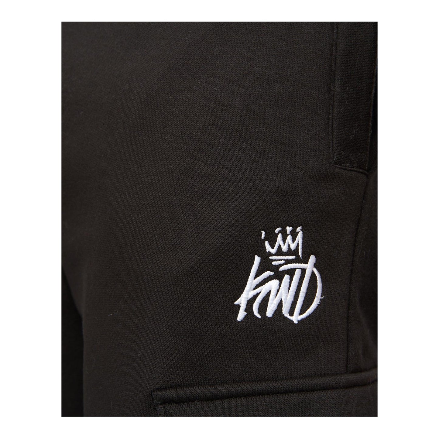Black - Side - Kings Will Dream Mens Crosby Cargo Jogging Bottoms
