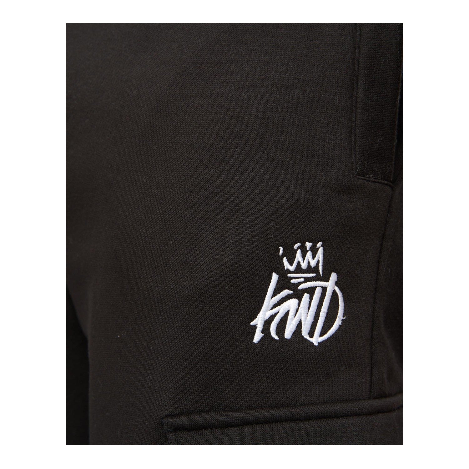 Black - Side - Kings Will Dream Mens Crosby Cargo Jogging Bottoms