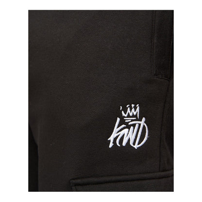 Black - Side - Kings Will Dream Mens Crosby Cargo Jogging Bottoms