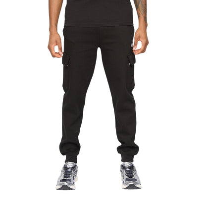 Black - Front - Kings Will Dream Mens Crosby Cargo Jogging Bottoms