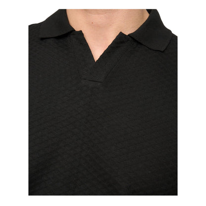 Black - Back - Duck and Cover Mens Morwin Polo Shirt