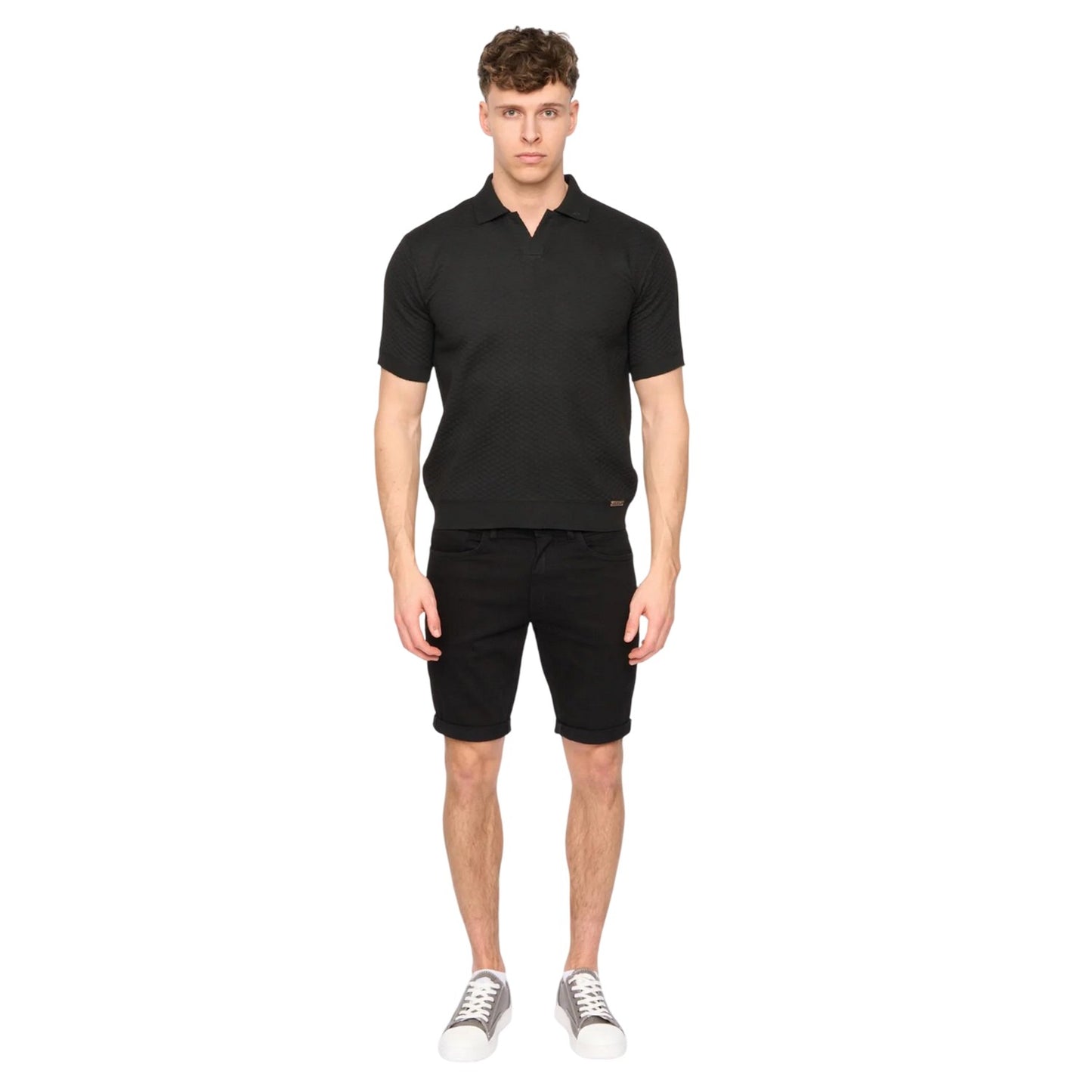 Black - Lifestyle - Duck and Cover Mens Morwin Polo Shirt