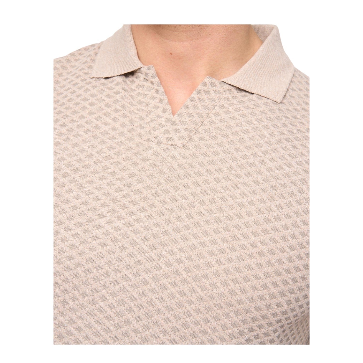 Stone - Side - Duck and Cover Mens Morwin Polo Shirt