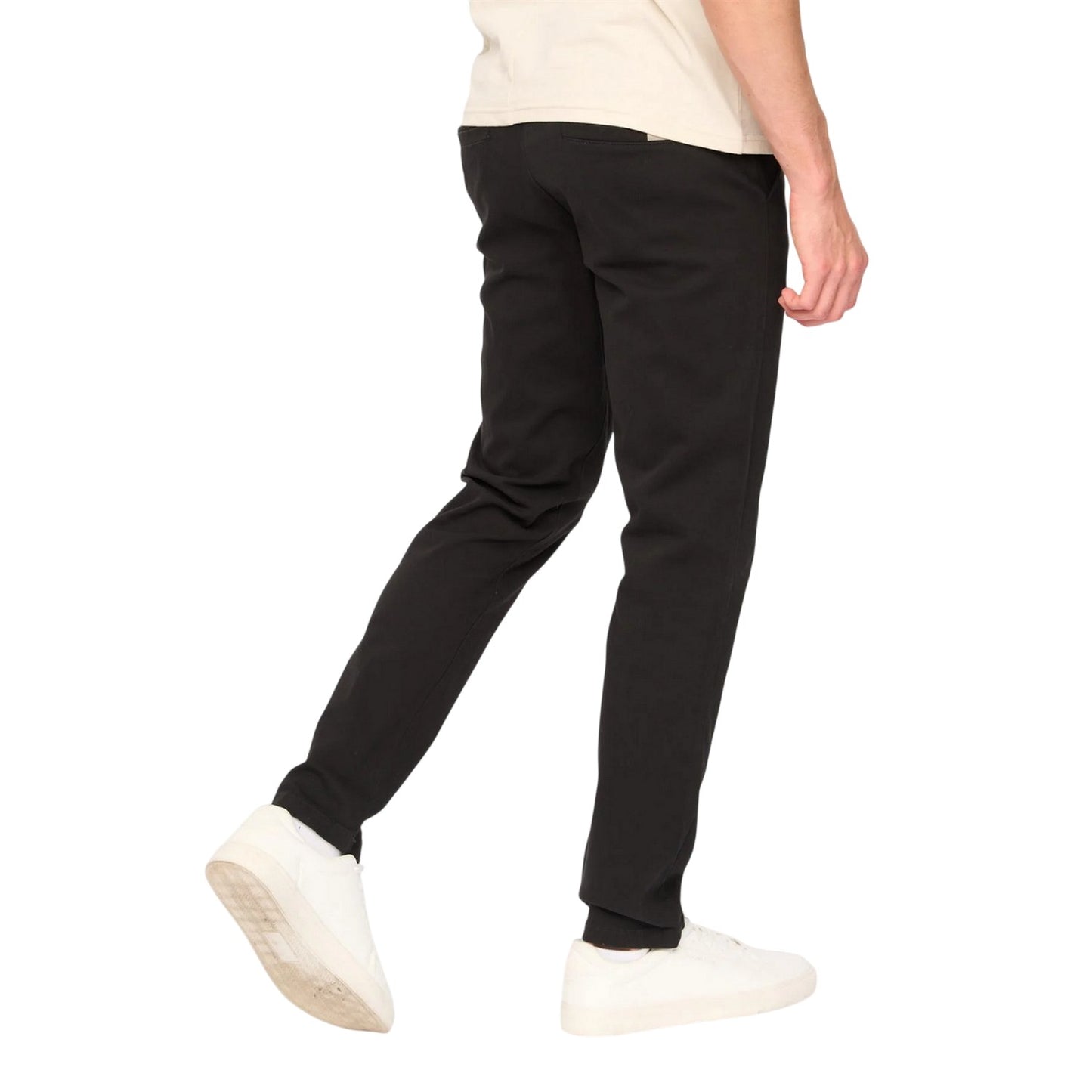 Black - Back - Duck and Cover Mens Everett Chinos