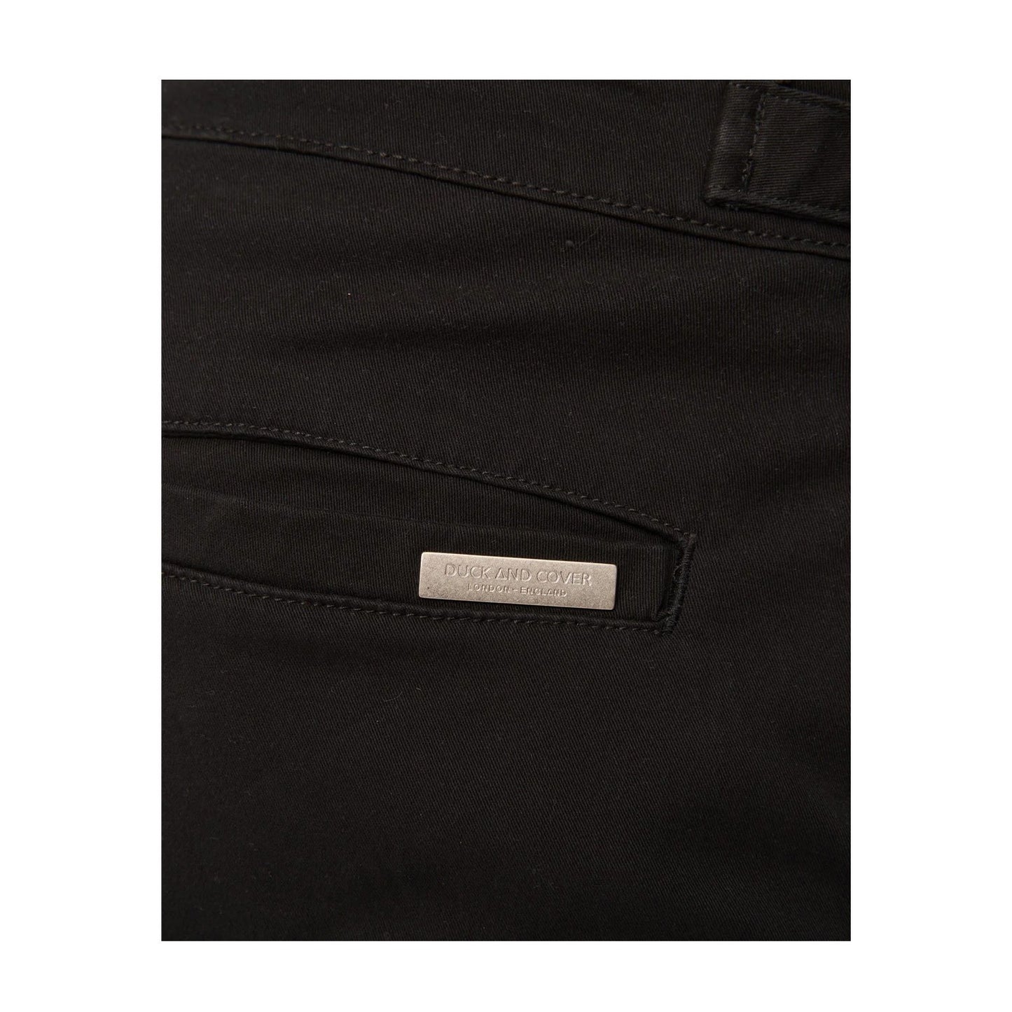 Black - Side - Duck and Cover Mens Everett Chinos