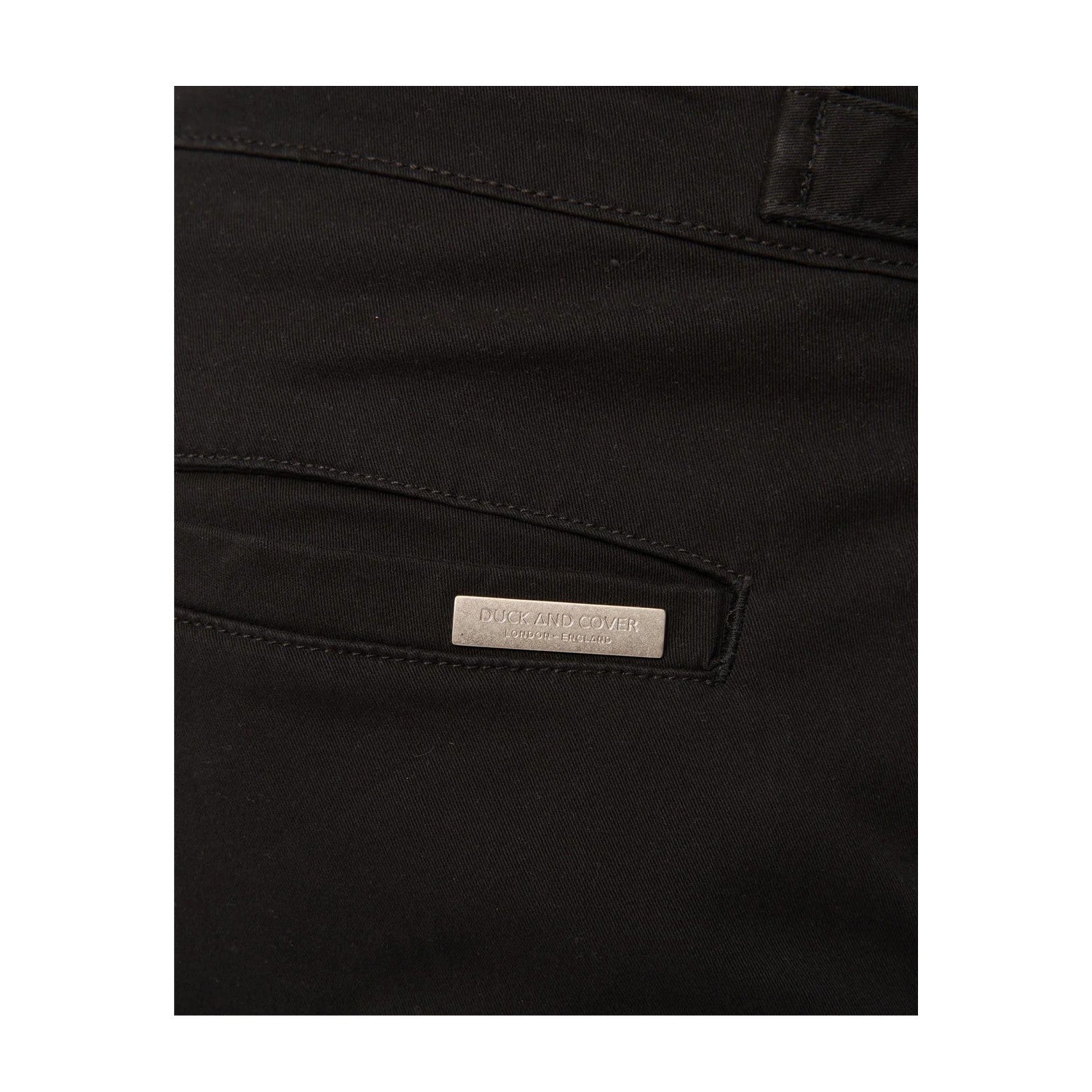 Black - Side - Duck and Cover Mens Everett Chinos