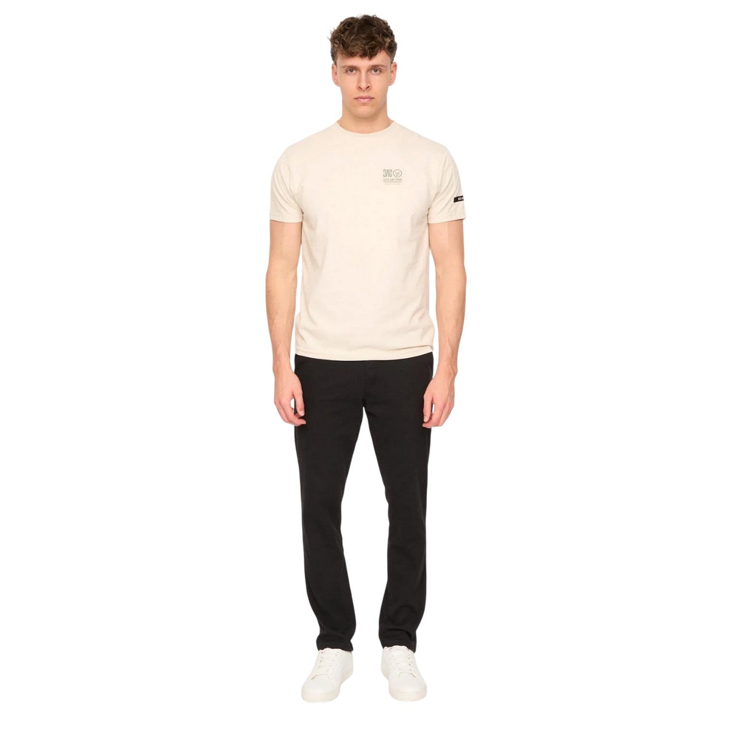 Black - Lifestyle - Duck and Cover Mens Everett Chinos