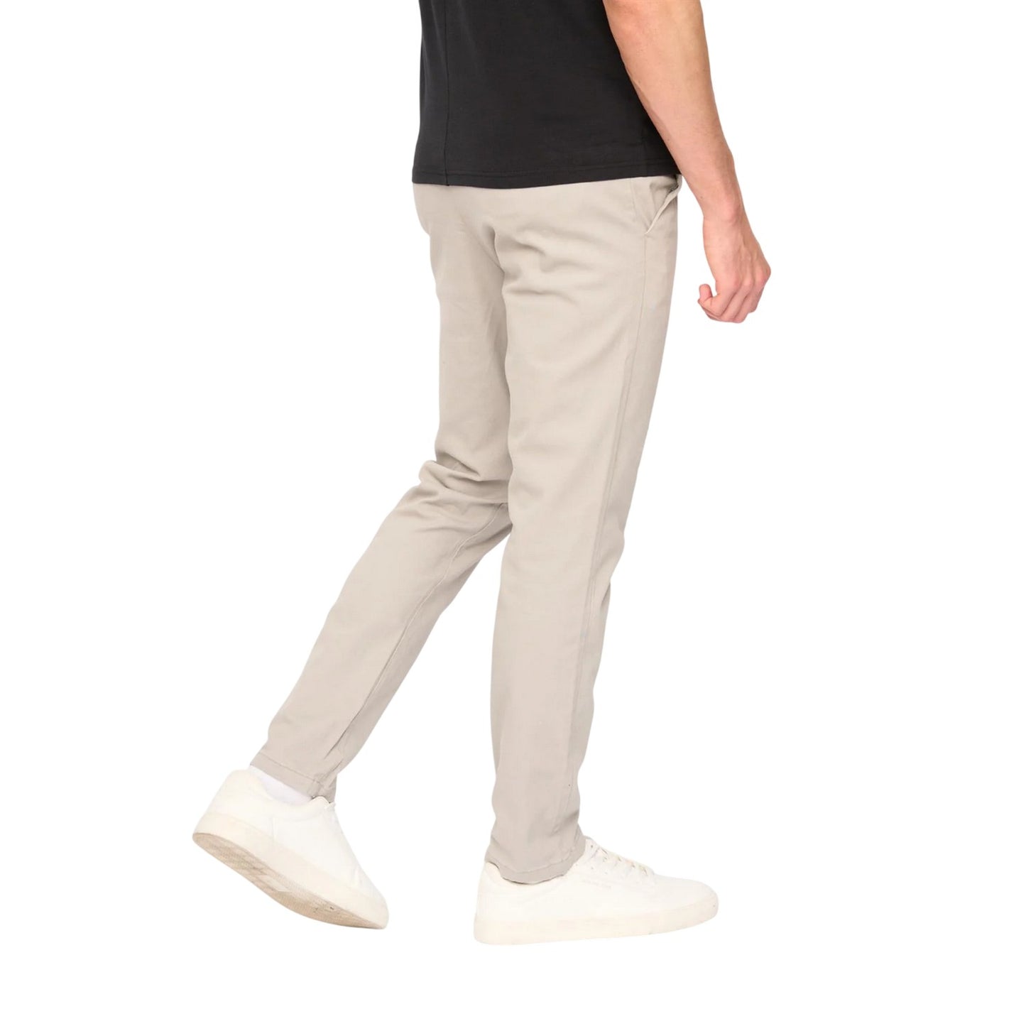 Light Grey - Back - Duck and Cover Mens Everett Chinos