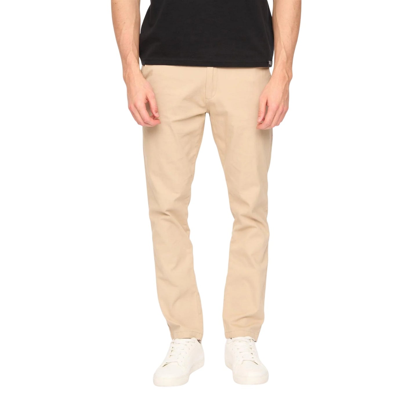 Stone - Front - Duck and Cover Mens Everett Chinos