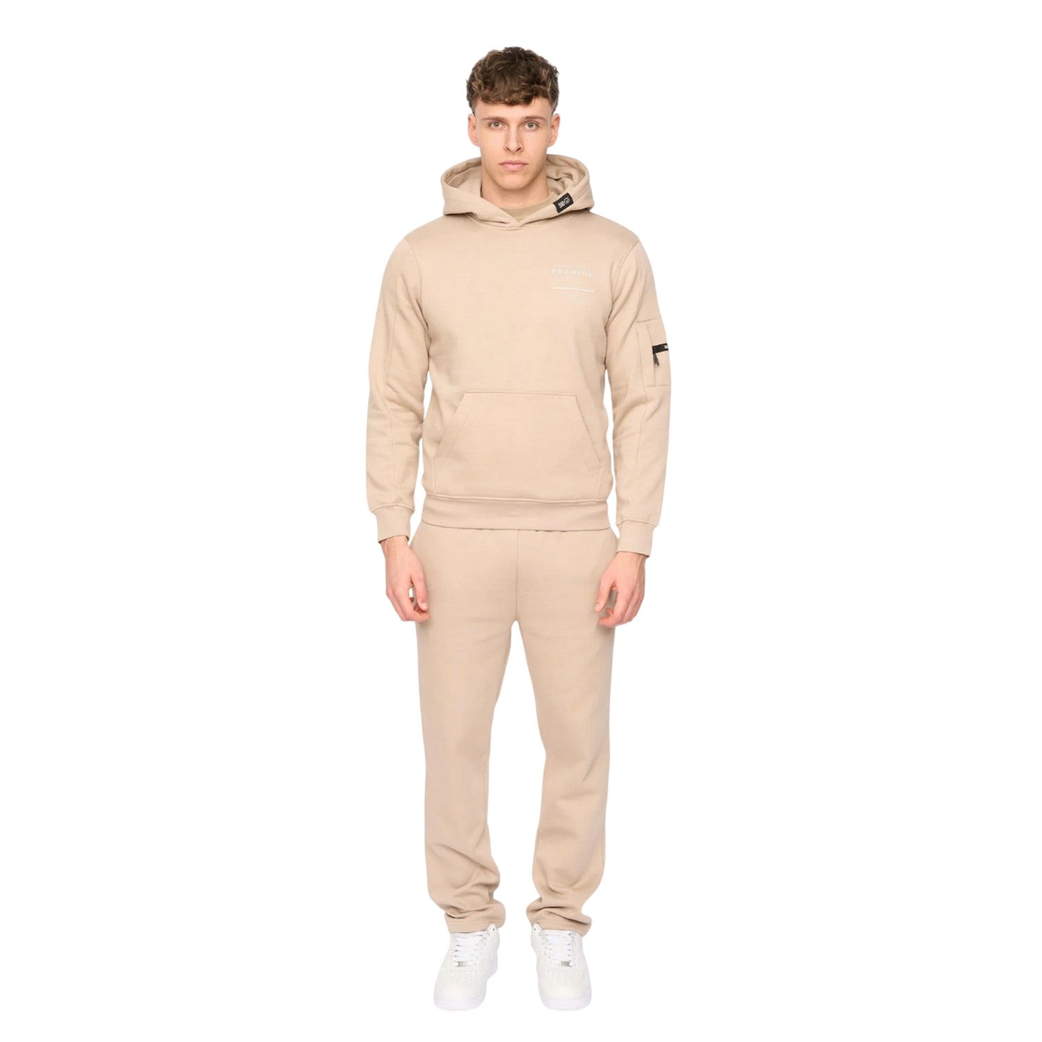 Stone - Lifestyle - Duck and Cover Mens Rayland Hoodie