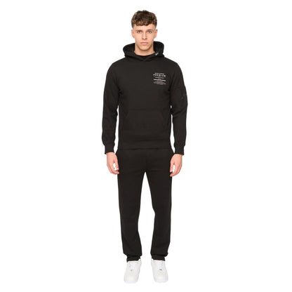 Black - Lifestyle - Duck and Cover Mens Rayland Hoodie