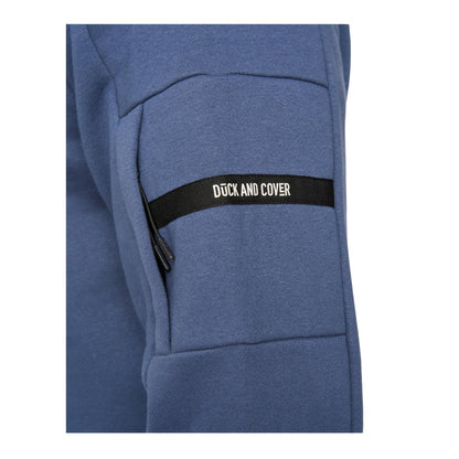 Denim Blue - Side - Duck and Cover Mens Rayland Hoodie