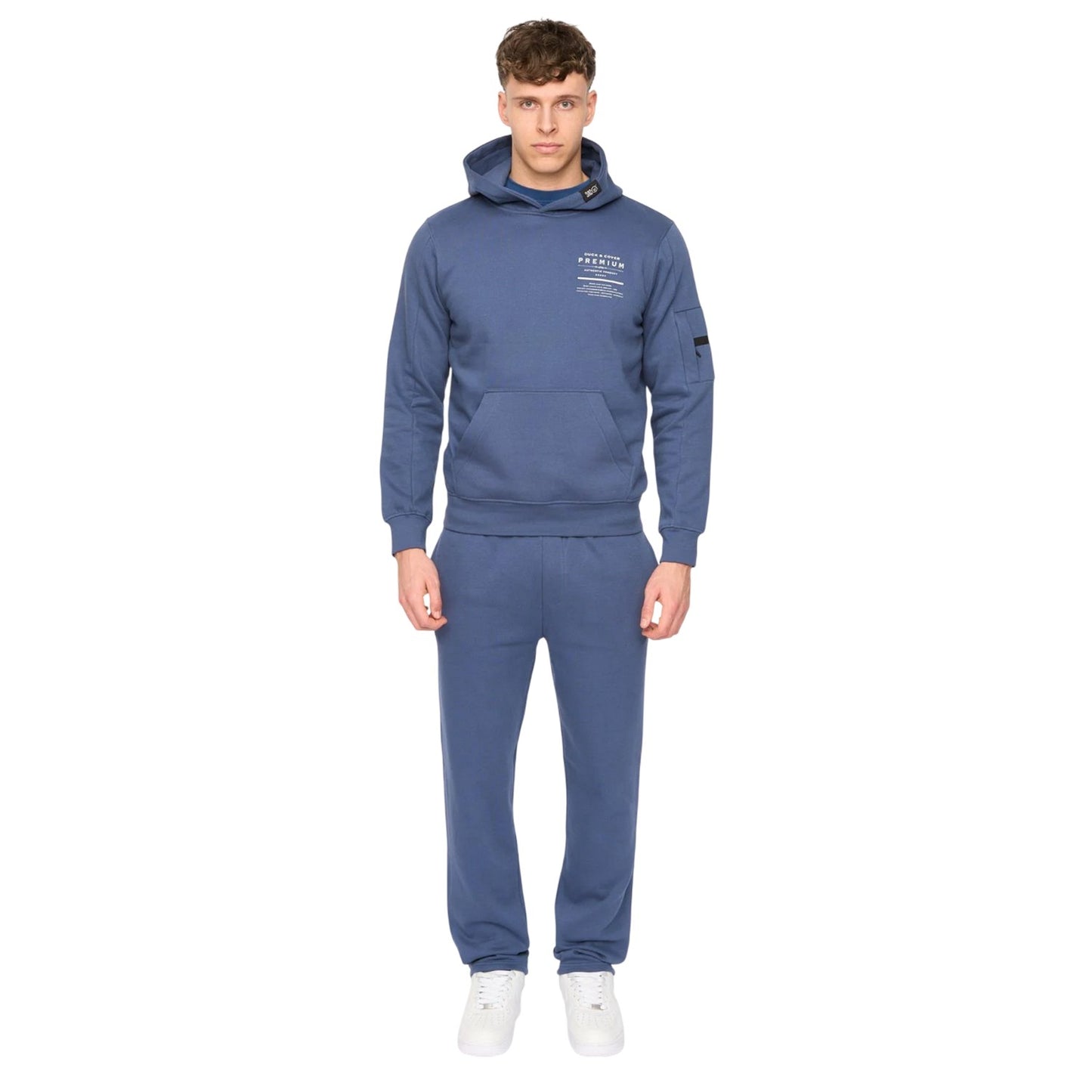 Denim Blue - Lifestyle - Duck and Cover Mens Rayland Jogging Bottoms