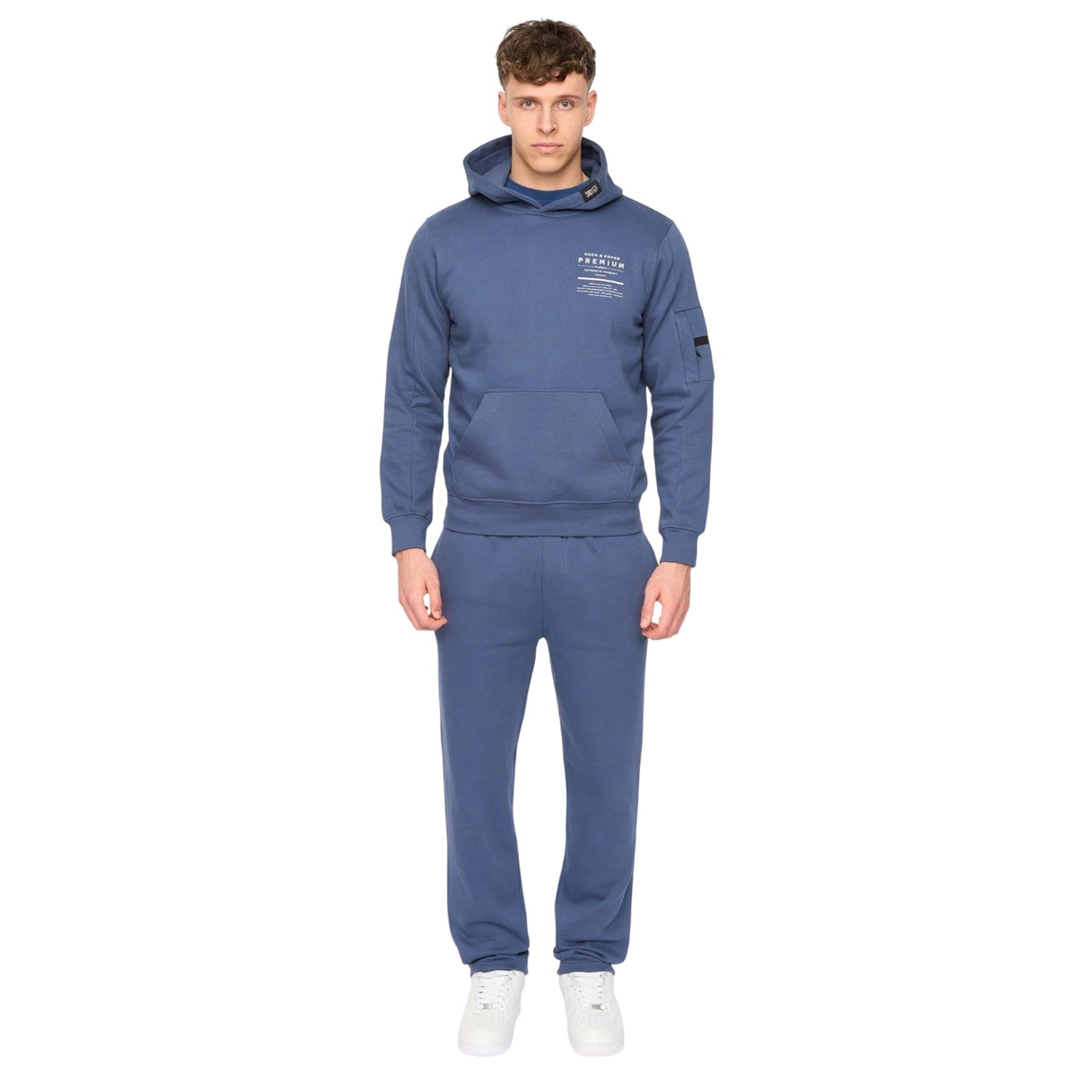 Denim Blue - Lifestyle - Duck and Cover Mens Rayland Jogging Bottoms