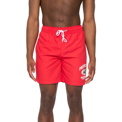 Red - Front - Kings Will Dream Mens Prop Swim Shorts