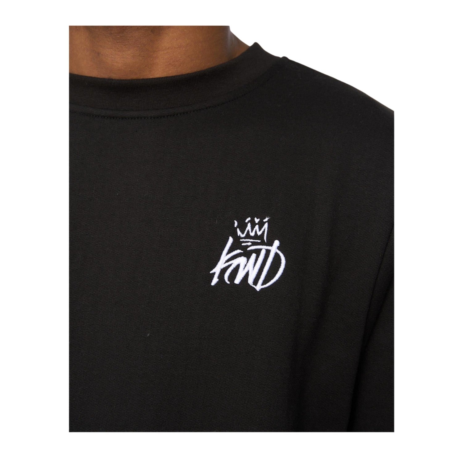Black - Side - Kings Will Dream Mens Crosby Crew Neck Sweatshirt