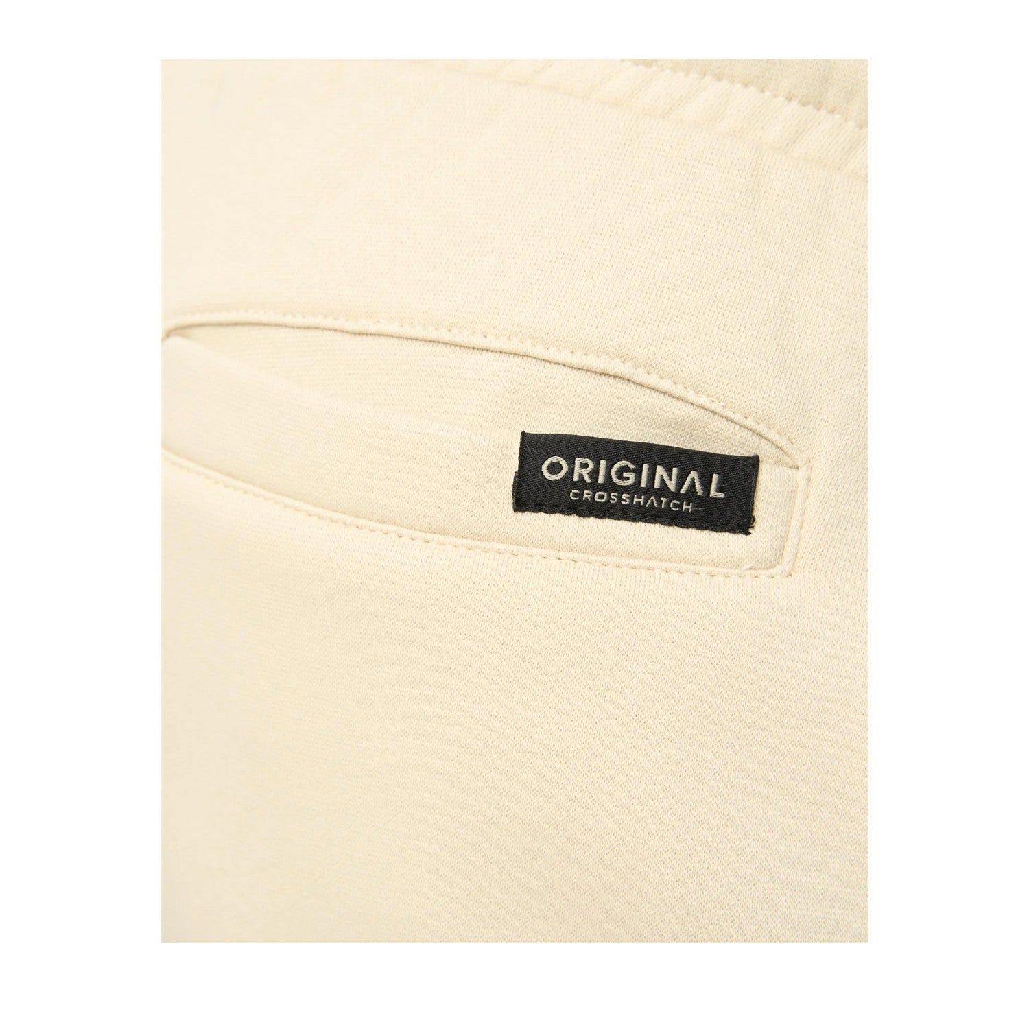 Light Stone - Side - Crosshatch Mens Crufton Jogging Bottoms