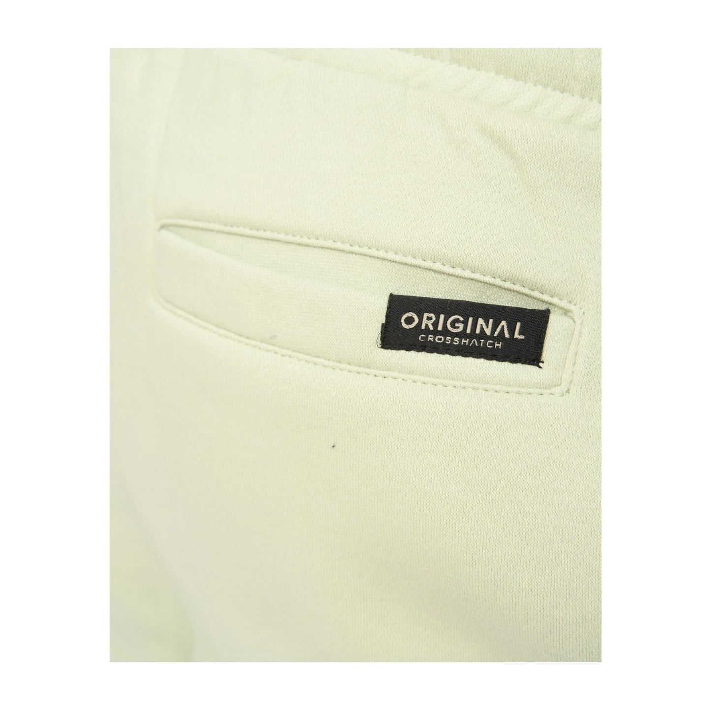 Light Olive - Side - Crosshatch Mens Crufton Jogging Bottoms