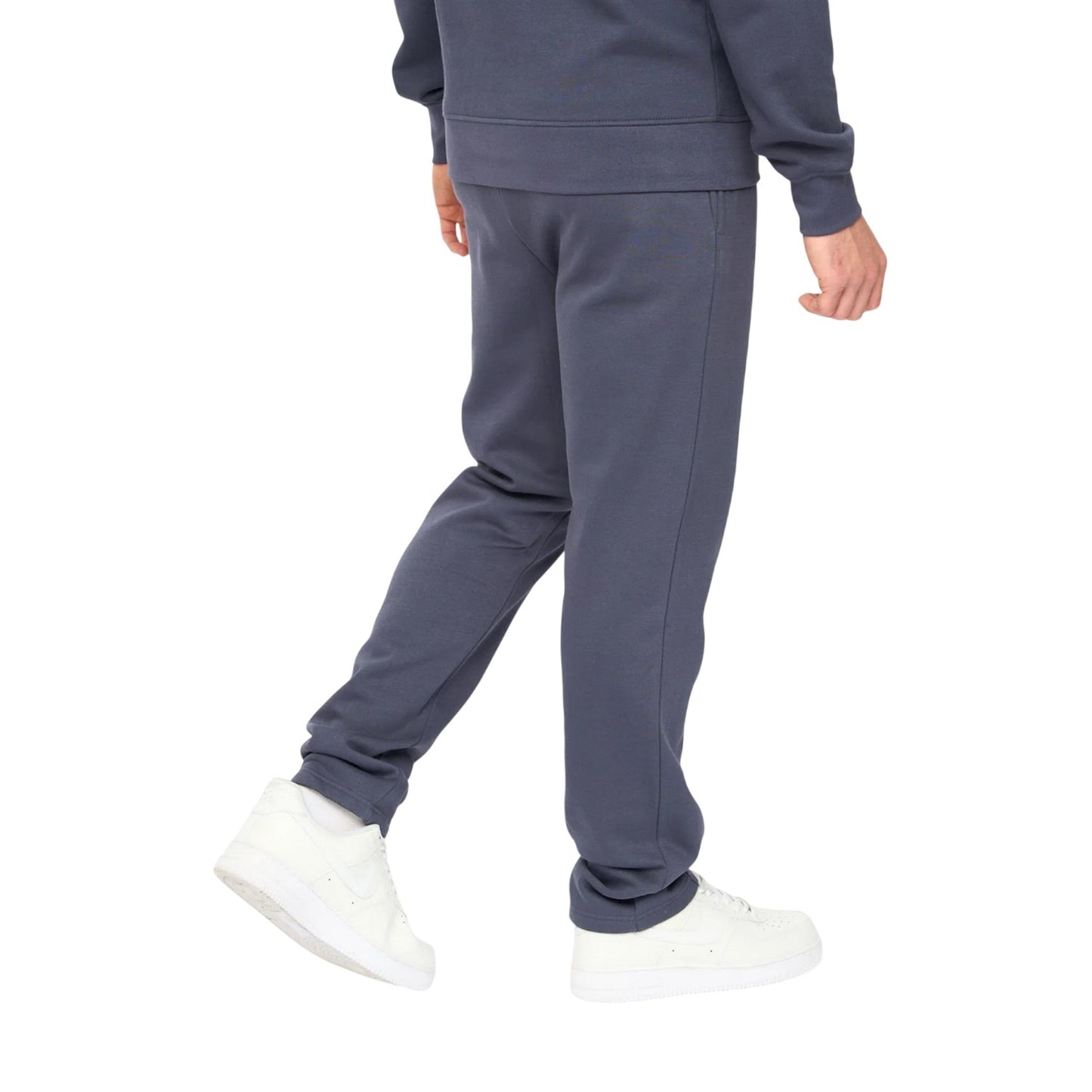 Navy - Back - Crosshatch Mens Crufton Jogging Bottoms