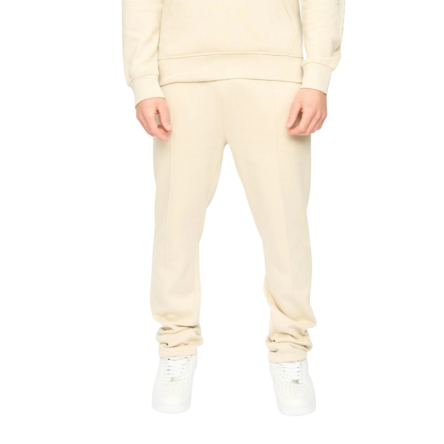 Light Stone - Front - Crosshatch Mens Crufton Jogging Bottoms