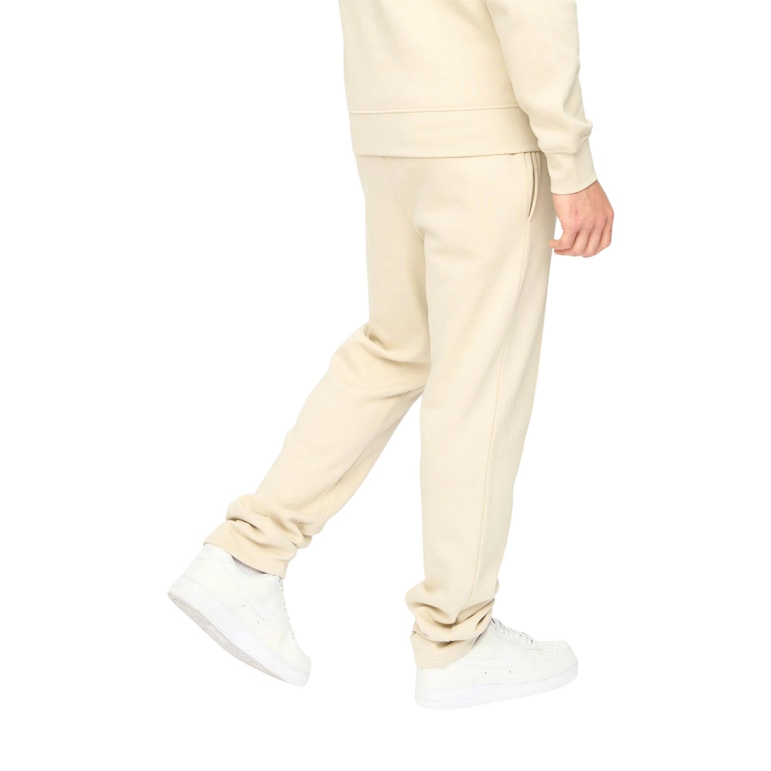 Light Stone - Back - Crosshatch Mens Crufton Jogging Bottoms