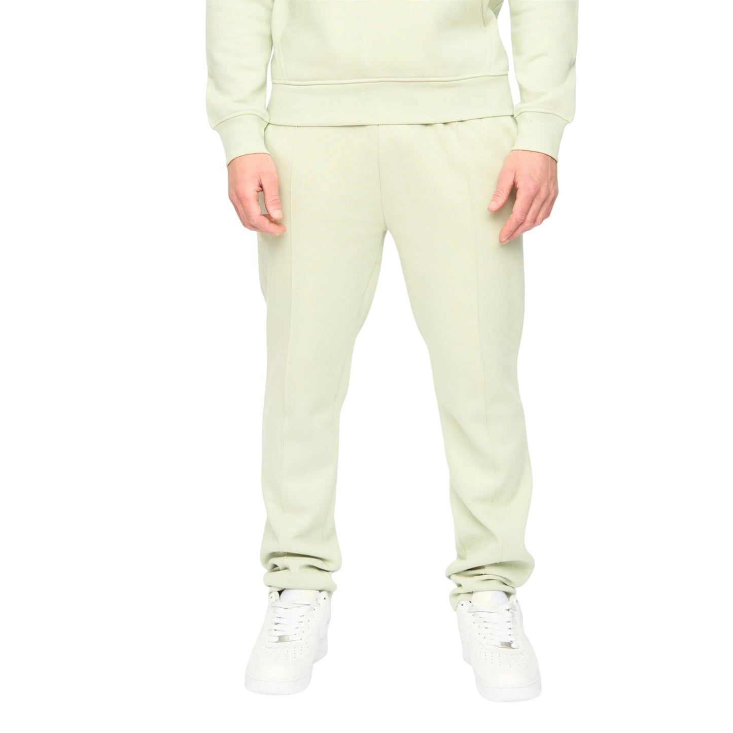 Light Olive - Front - Crosshatch Mens Crufton Jogging Bottoms