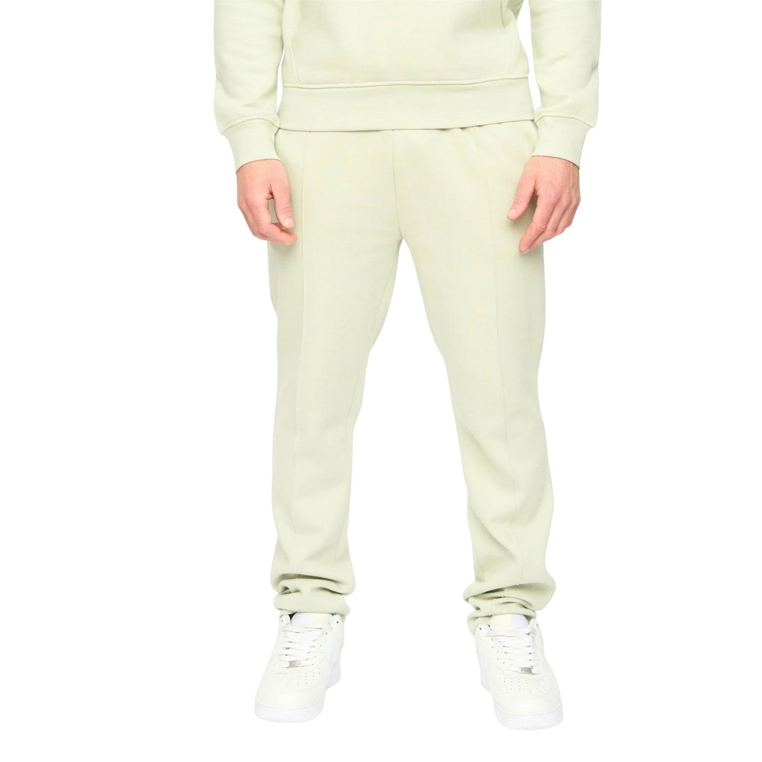 Light Olive - Front - Crosshatch Mens Crufton Jogging Bottoms