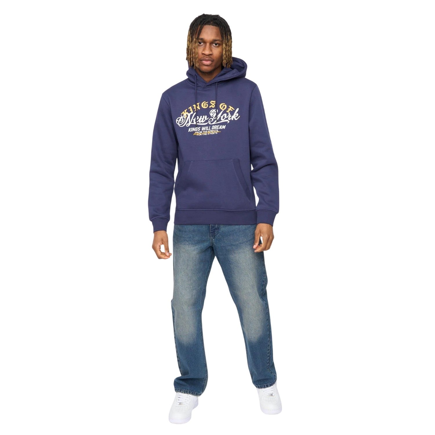 Navy - Lifestyle - Kings Will Dream Mens Affiliated Hoodie