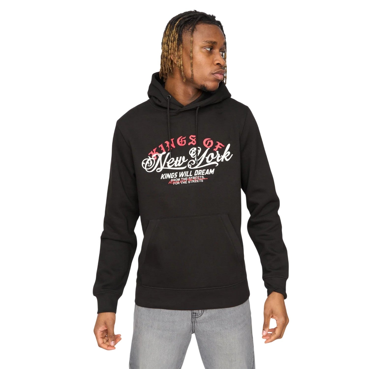 Black - Front - Kings Will Dream Mens Affiliated Hoodie