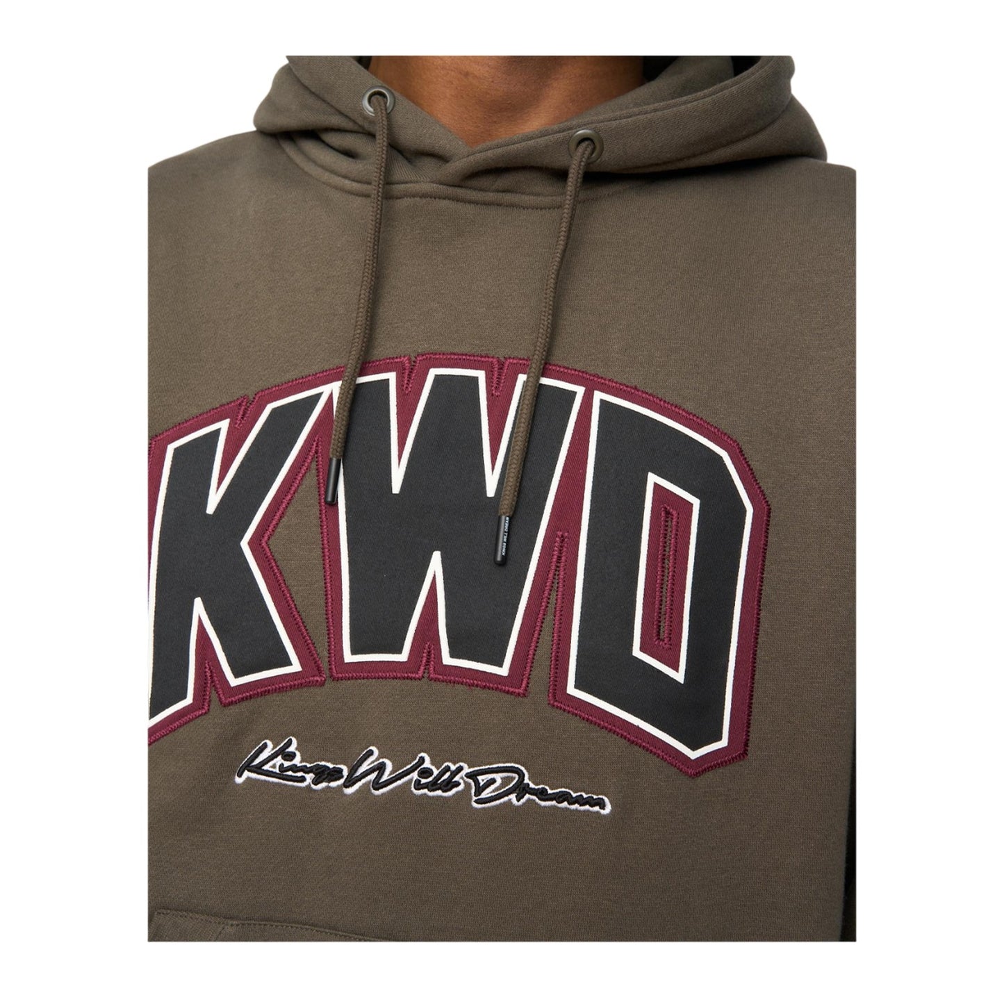 Olive - Side - Kings Will Dream Mens Kingdome Hoodie