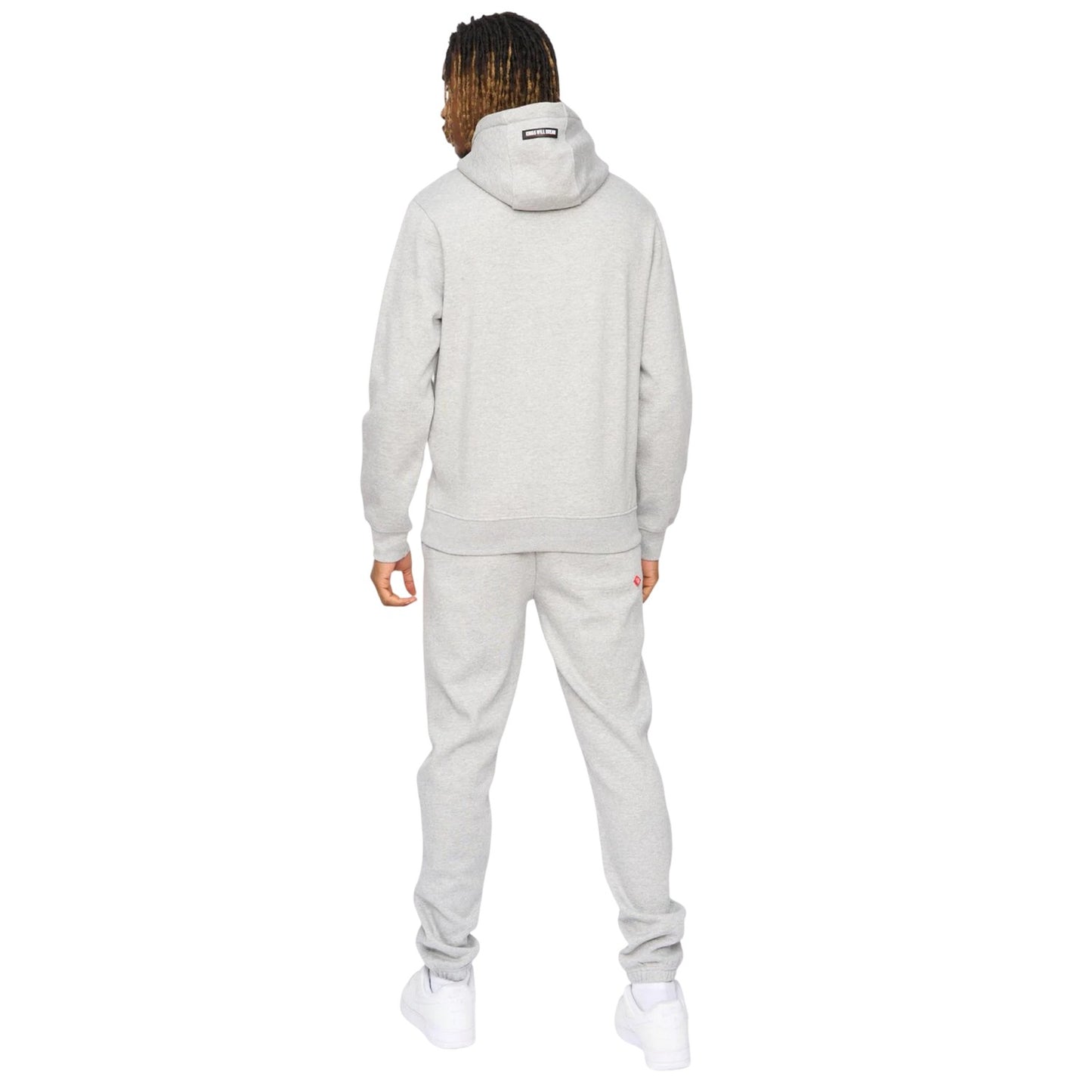 Grey Marl - Back - Kings Will Dream Mens Kingdome Hoodie