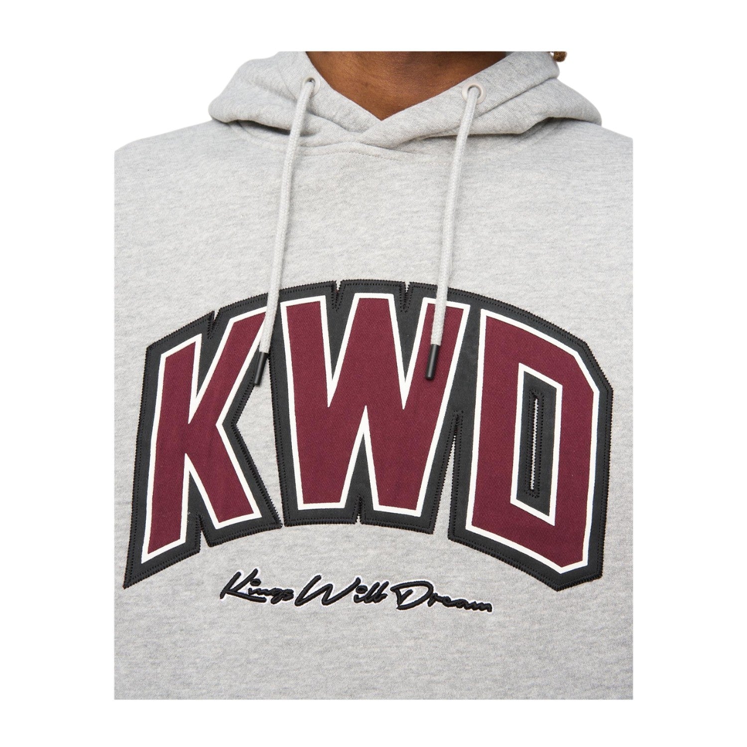 Grey Marl - Side - Kings Will Dream Mens Kingdome Hoodie