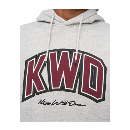 Grey Marl - Side - Kings Will Dream Mens Kingdome Hoodie