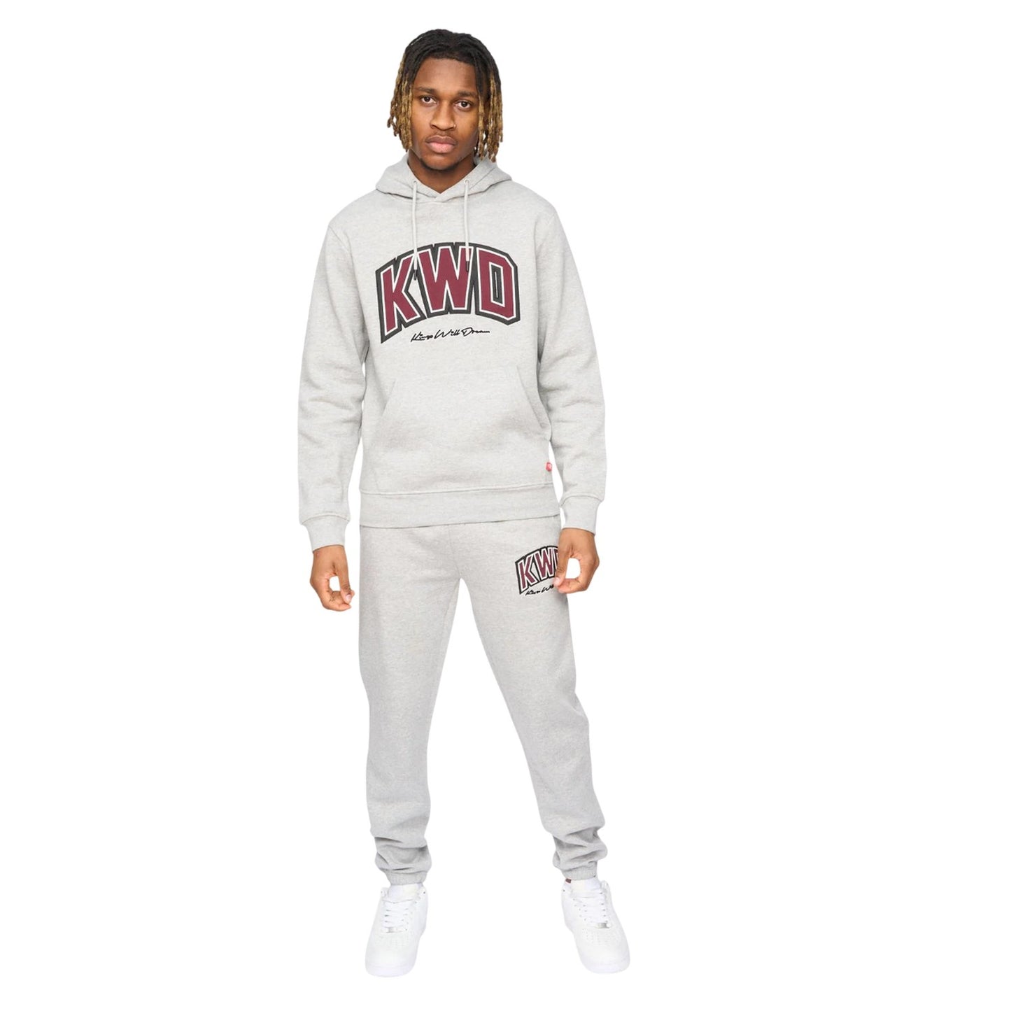 Grey Marl - Lifestyle - Kings Will Dream Mens Kingdome Hoodie