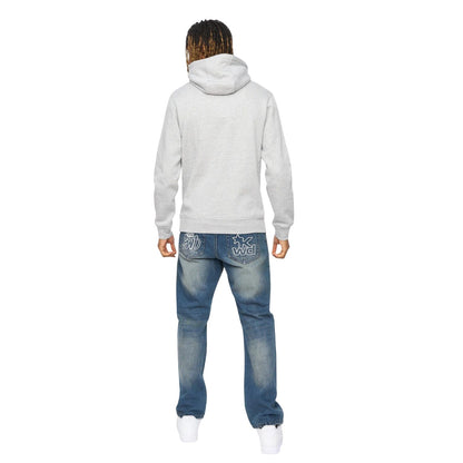 Grey Marl - Back - Kings Will Dream Mens Bilkie Hoodie
