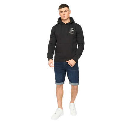 Black - Lifestyle - Crosshatch Mens Winchamp Hoodie
